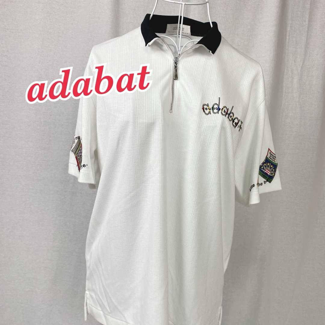 adabat(アダバット)の【adabat】レディース 半袖 ゴルフウェア スポーツ/アウトドアのゴルフ(ウエア)の商品写真