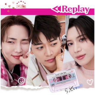 エチュードハウス(ETUDE HOUSE)のETUDE×SHINee 儚げピンク❤︎Replay カセットテープアイシャドウ(アイシャドウ)