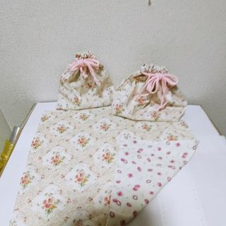 お弁当袋セット　ハンドメイド(バッグ/レッスンバッグ)