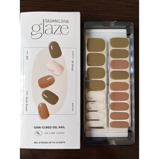  glaze ジェルネイルシール Khaki Brown