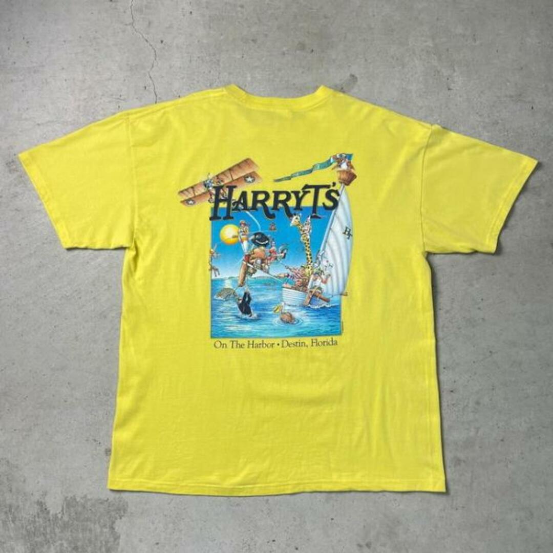 HARRY T'S キリン柄 ショップロゴ アニマルプリントTシャツ メンズXL メンズのトップス(ポロシャツ)の商品写真