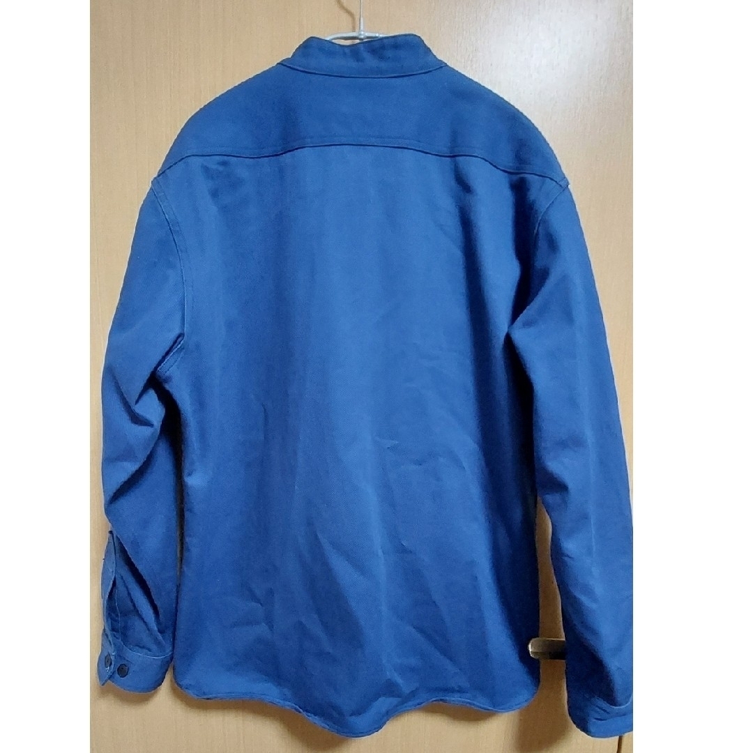 BONCOURA(ボンクラ)の【BONCOUR】CPOシャツバンドカラー イングリッシュツイル Blue ３８ メンズのトップス(シャツ)の商品写真