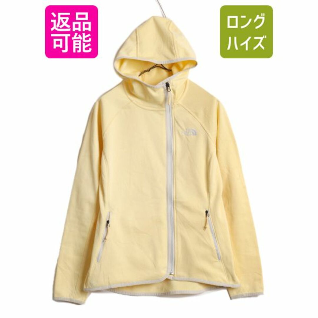 THE NORTH FACE(ザノースフェイス)のUS企画 ノースフェイス アシンメトリー フリース パーカー ジャケット レディース M 古着 The North face アウトドア ブルゾン フルジップ レディースのジャケット/アウター(ブルゾン)の商品写真