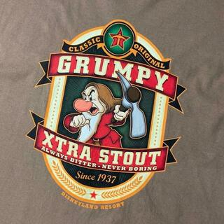 Disney GRUMPY グランピー 七人の小人 両面プリントTシャツ メンズ2XL(Tシャツ/カットソー(半袖/袖なし))