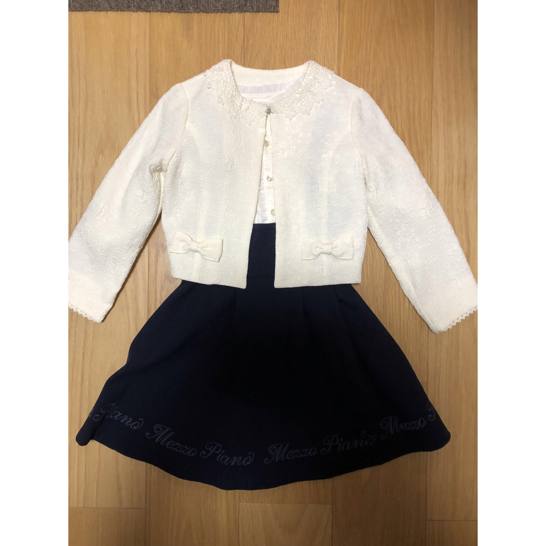 mezzo piano(メゾピアノ)のmezzo piano　メゾピアノ　セット キッズ/ベビー/マタニティのキッズ服女の子用(90cm~)(ドレス/フォーマル)の商品写真