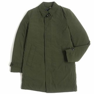 ミダ(M.I.D.A.)の未使用品▼M.I.D.A ミダ A153000 ダウンライナー付き 比翼仕立て ステンカラーコート カーキ 42 メンズ ビジネス◎ 正規品 タグ付き(ステンカラーコート)