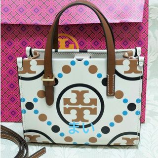 Tory Burch - TORY BURCH Tモノグラム コントラスト エンボス ミニ 