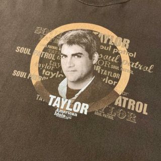 TAYLOR テイラー・ヒックス American Idol アーティストTシャツ メンズXL(Tシャツ/カットソー(半袖/袖なし))