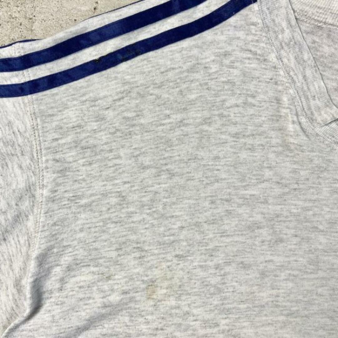 adidas(アディダス)の00年代 "JUNK" adidas アディダス パフォーマンスロゴ Vネック 3ストライプ Tシャツ メンズL-XL相当 メンズのトップス(Tシャツ/カットソー(半袖/袖なし))の商品写真