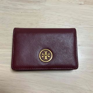 トリーバーチ(Tory Burch)の美品　TORY BURCH トリーバーチ　名刺入れ(名刺入れ/定期入れ)