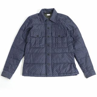 ポールスミス(Paul Smith)の美品□Paul Smith/ポールスミス　ドット柄　フランス産ダウン使用　ライトダウンジャケット/ブルゾンジャケット　ブルー　M　正規品(ダウンジャケット)