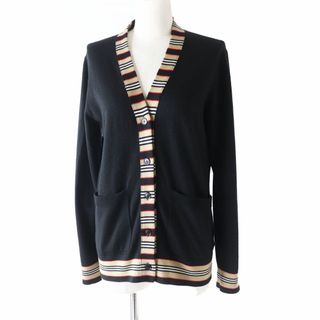 バーバリー(BURBERRY) カーディガン(レディース)(ブラック/黒色系)の バーバリー(BURBERRY) カーディガン(レディース)(ブラック/黒色系)の