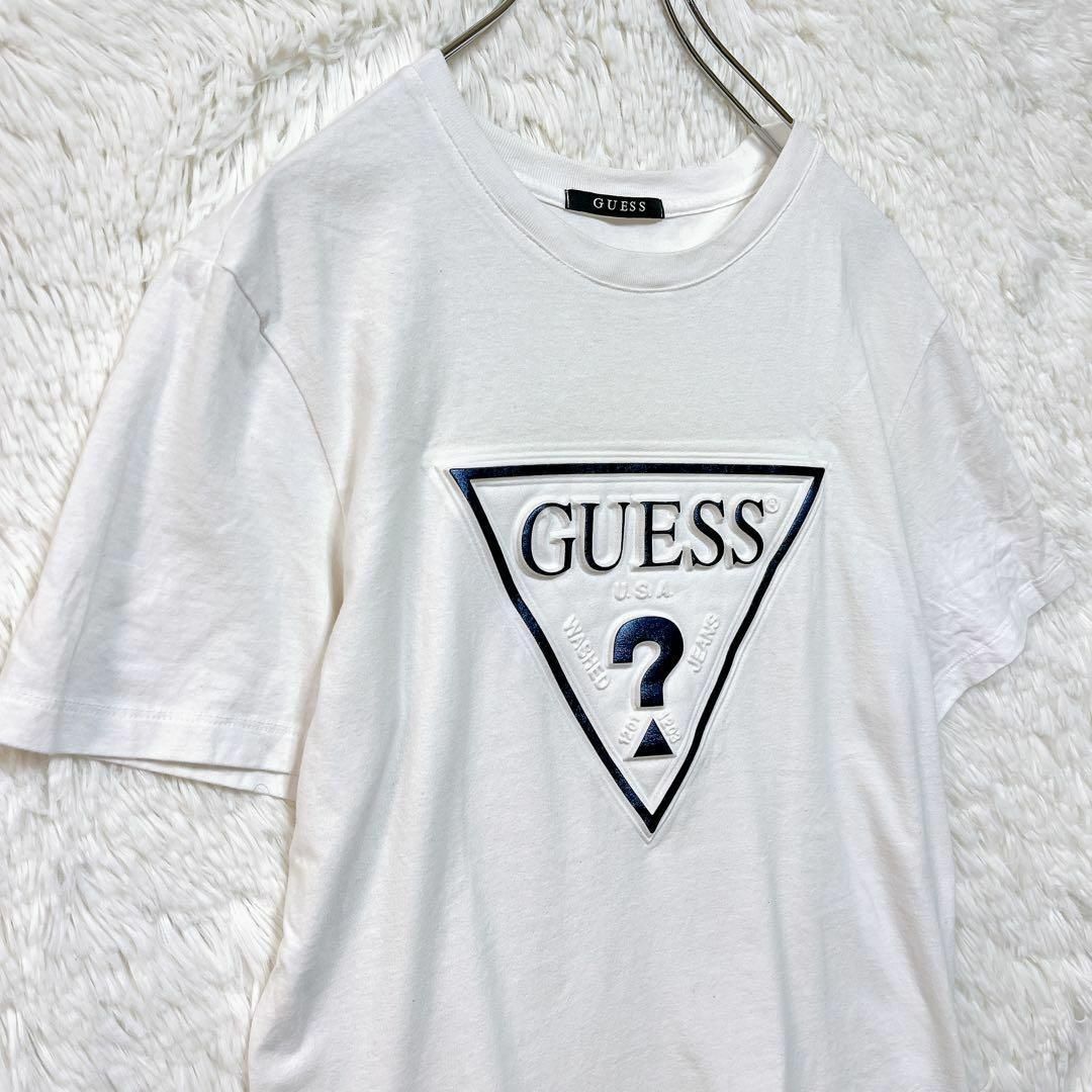 【GUESS】ゲス（M）Tシャツ/カットソー/半袖/ビッグロゴ/定番/メンズ
