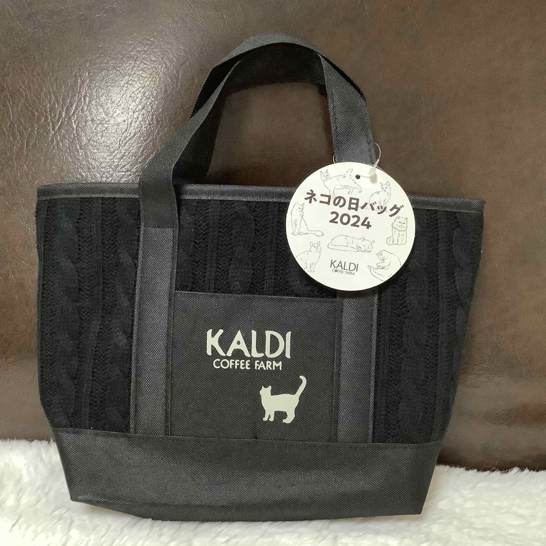KALDI(カルディ)の【新品】カルディ　猫の日バッグ　プレミアム レディースのバッグ(トートバッグ)の商品写真