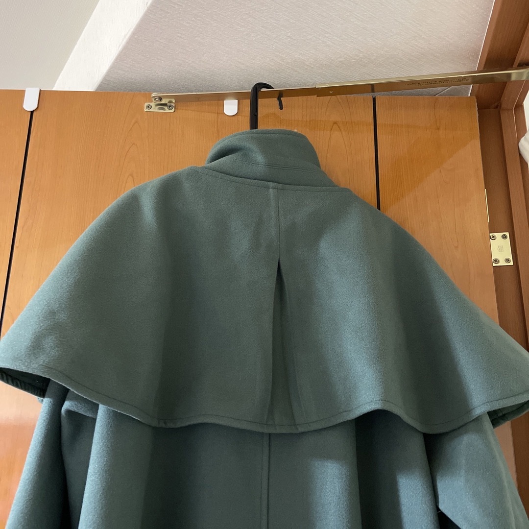 GRL(グレイル)のケープ付きステンカラーロングコート レディースのジャケット/アウター(ロングコート)の商品写真