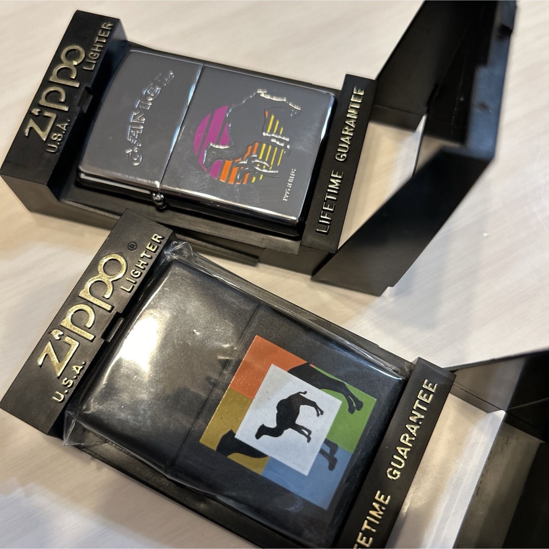 ZIPPO(ジッポー)の最終値下げ！zippo キャメル　2個セット メンズのファッション小物(タバコグッズ)の商品写真