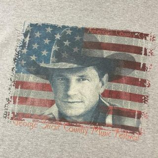 ビッグサイズ GEORGE STRAIT ジョージ・ストレイト アーティストTシャツ メンズ2XL(Tシャツ/カットソー(半袖/袖なし))