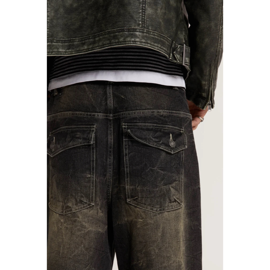 JADED LONDON Washed  Razor Jean W26 メンズのパンツ(デニム/ジーンズ)の商品写真