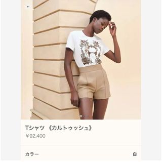 エルメス(Hermes)のご専用です🌸エルメス　2024SS Tシャツ カルトゥッシュ　40🌸(Tシャツ(半袖/袖なし))