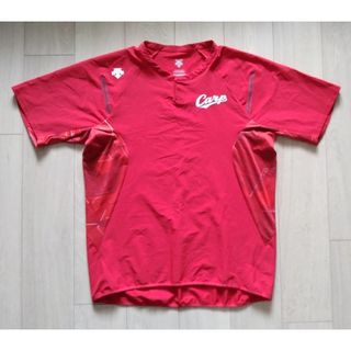 DESCENTE - 広島東洋カープ デサント社製 ストレッチ半袖ピステ L DESCENTE - 広島東洋カープ デサント社製 ストレッチ半袖ピステ L