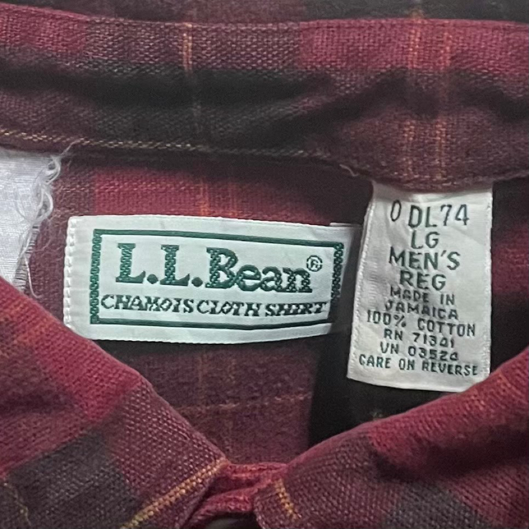 L.L.Bean(エルエルビーン)の＊7349 80s 90s エルエルビーン　シャモア　シャモワ　長袖シャツ メンズのトップス(シャツ)の商品写真