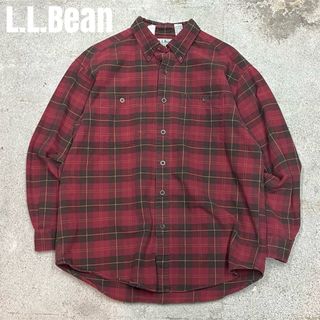 エルエルビーン(L.L.Bean)の＊7349 80s 90s エルエルビーン　シャモア　シャモワ　長袖シャツ(シャツ)