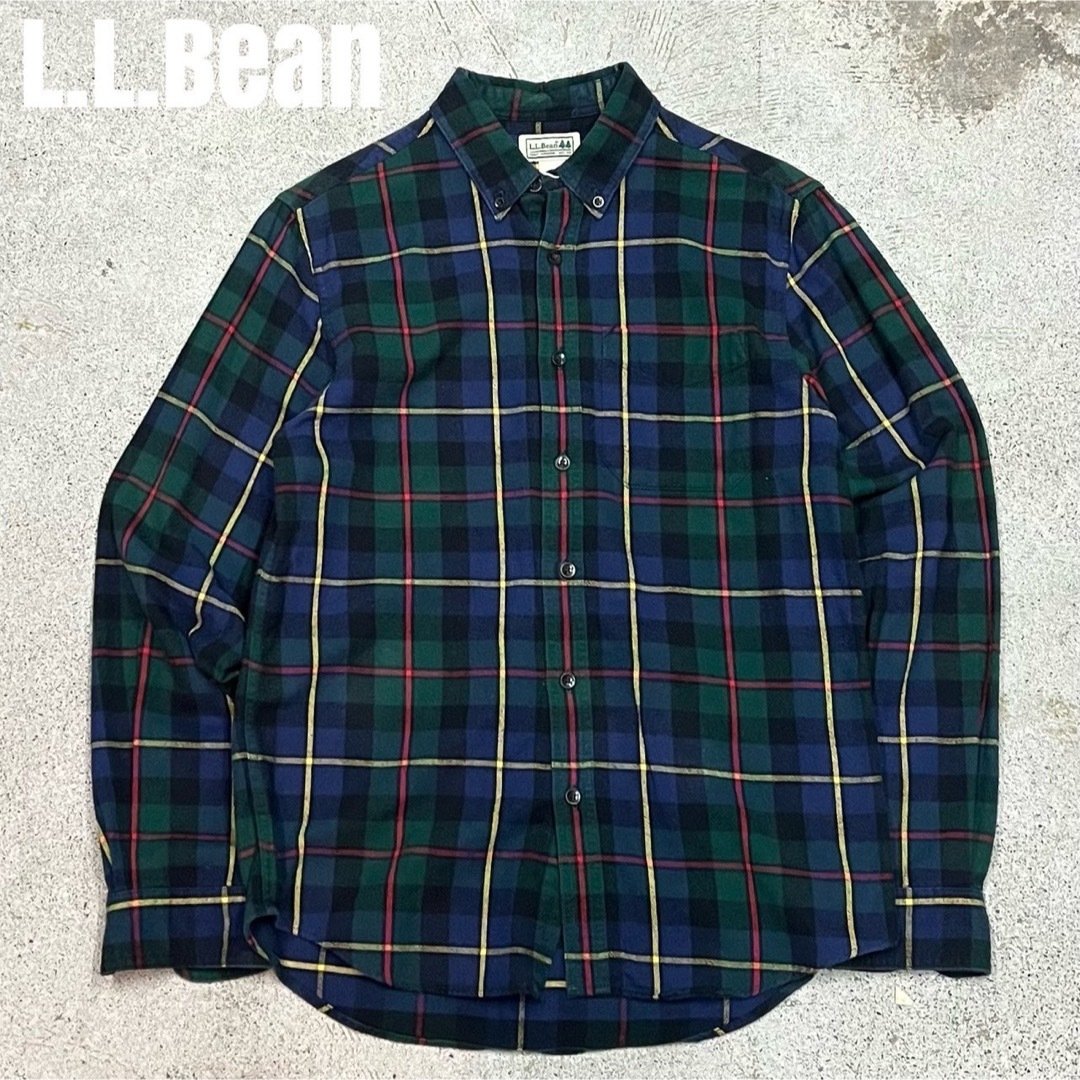 L.L.Bean(エルエルビーン)の＊7350  L.L.Bean エルエルビーン　チェックシャツ　長袖シャツ　 メンズのトップス(シャツ)の商品写真