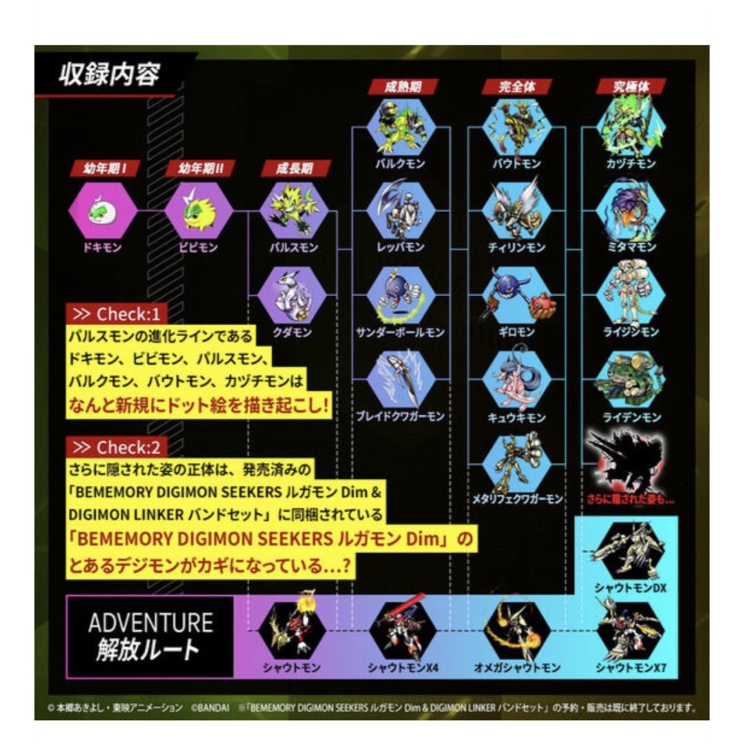 BANDAI - 【未開封】BEMEMORY DIGIMON SEEKERS パルスモンDimの BANDAI - 【未開封】BEMEMORY DIGIMON SEEKERS パルスモンDimの