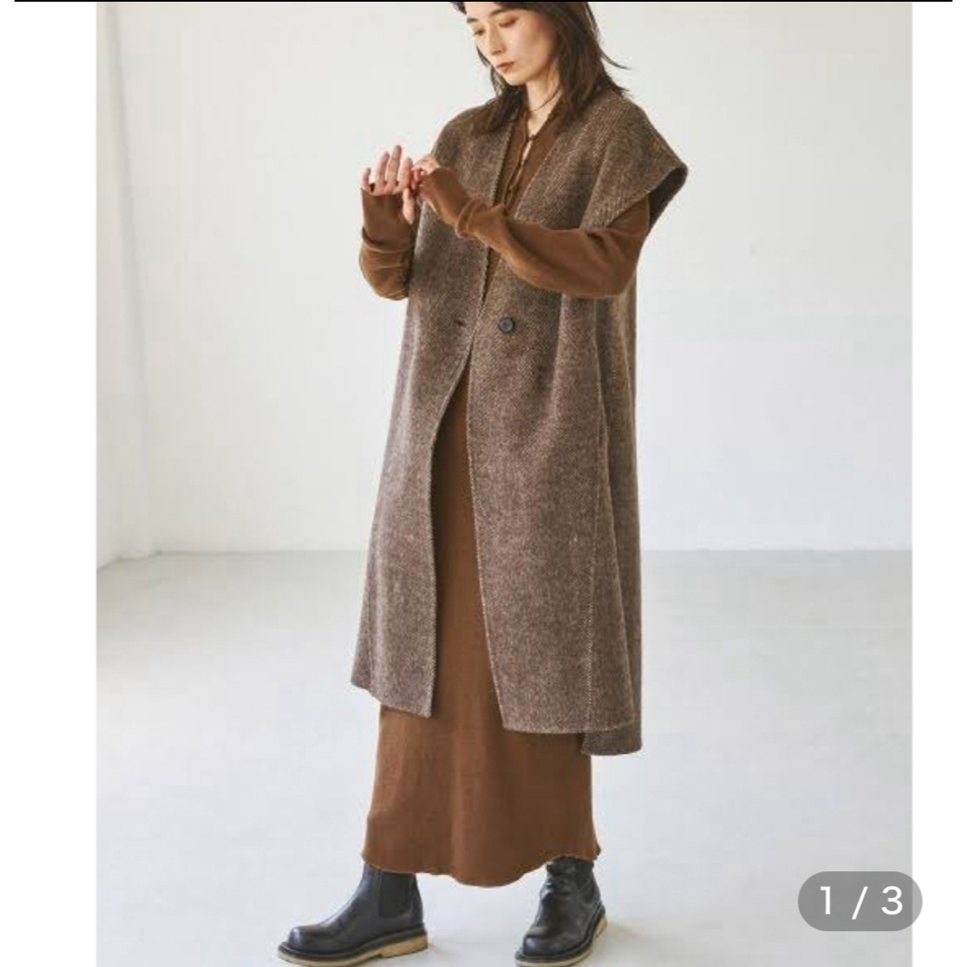 TODAYFUL(トゥデイフル)のウールリバーベスト　TODAYFUL Wool Rever Vest レディースのトップス(ベスト/ジレ)の商品写真