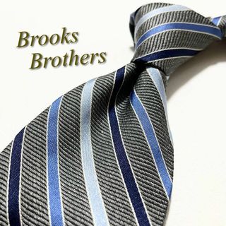 ブルックスブラザース(Brooks Brothers)の【美品】ブルックスブラザーズ ネクタイ レジメンタルストライプ柄 ビジネス(ネクタイ)