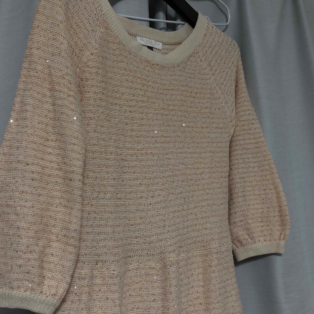 PROPORTION BODY DRESSING(プロポーションボディドレッシング)のプロポーションボディドレッシング　body dressing ニットワンピース レディースのワンピース(ミニワンピース)の商品写真