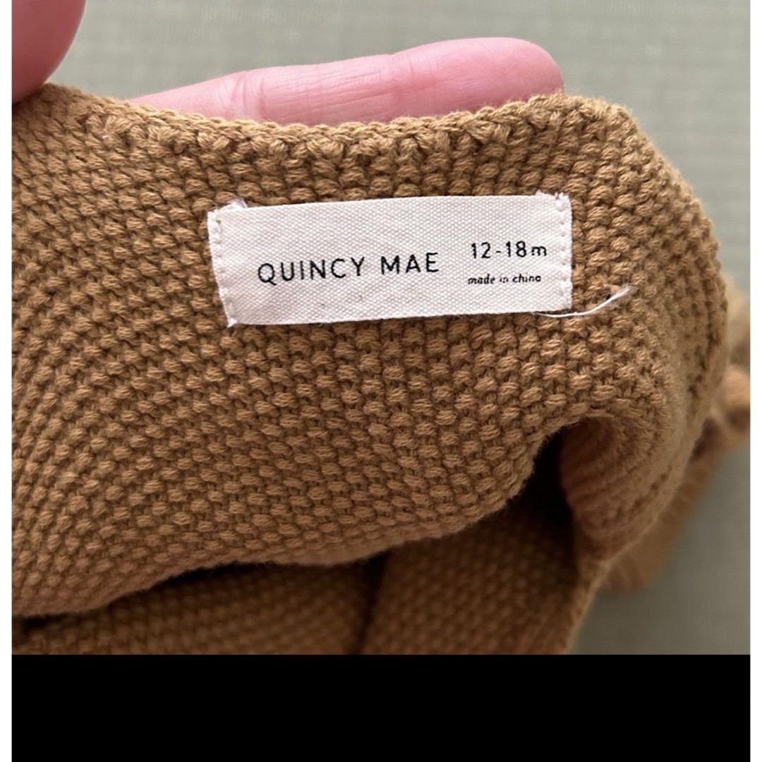 Quincy Mae(クインシーメイ)の【Quincy mae クインシーメイ】12-18m キッズ/ベビー/マタニティのベビー服(~85cm)(ロンパース)の商品写真