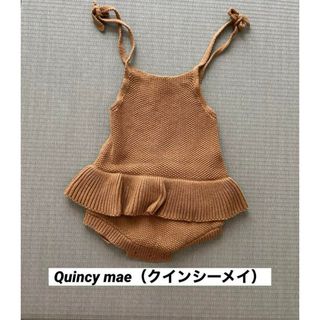 クインシーメイ(Quincy Mae)の【Quincy mae クインシーメイ】12-18m(ロンパース)