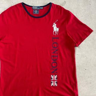 ラルフローレン(Ralph Lauren)のPolo by Ralph Lauren ポロバイラルフローレン 2012  LONDON OLYMPIC USA TEAM プリント リンガーTシャツ メンズXL(Tシャツ/カットソー(半袖/袖なし))