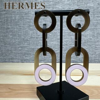 エルメス(Hermes)のエルメス HERMES ピアス バッファローホーン ラッカー(ピアス)