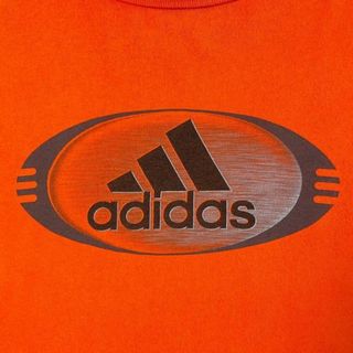 アディダス(adidas)の90年代 USA製 adidas アディダス パフォーマンスロゴ プリントTシャツ メンズ3XL相当(Tシャツ/カットソー(半袖/袖なし))