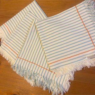 ザラホーム(ZARA HOME)のmaki♡様専用　新品　ZARA HOME フリンジストライプ　ランチョンマット(テーブル用品)