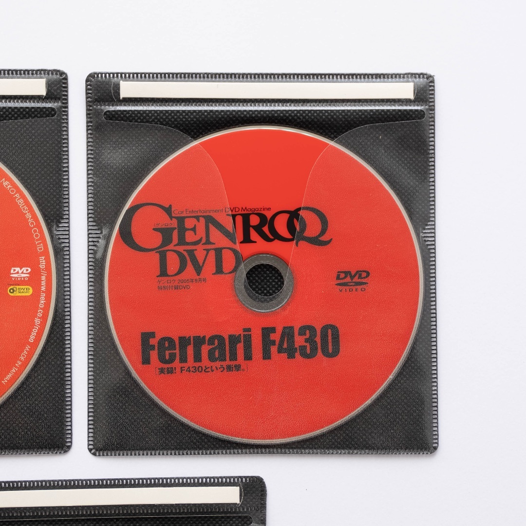 Ferrari(フェラーリ)のフェラーリF430 DVD3枚セット GENROQ ROSSO ferrari エンタメ/ホビーのDVD/ブルーレイ(趣味/実用)の商品写真