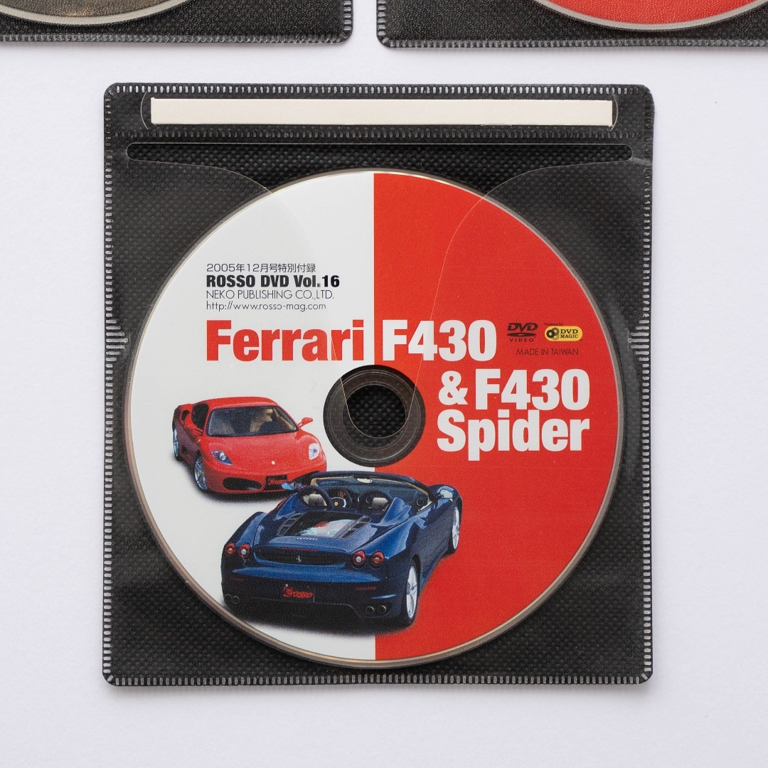 Ferrari(フェラーリ)のフェラーリF430 DVD3枚セット GENROQ ROSSO ferrari エンタメ/ホビーのDVD/ブルーレイ(趣味/実用)の商品写真