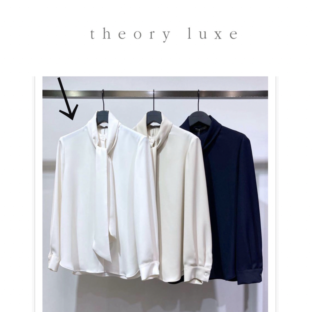 Theory luxe(セオリーリュクス)のtheory luxe オケージョンブラウス　2点セット レディースのトップス(シャツ/ブラウス(長袖/七分))の商品写真