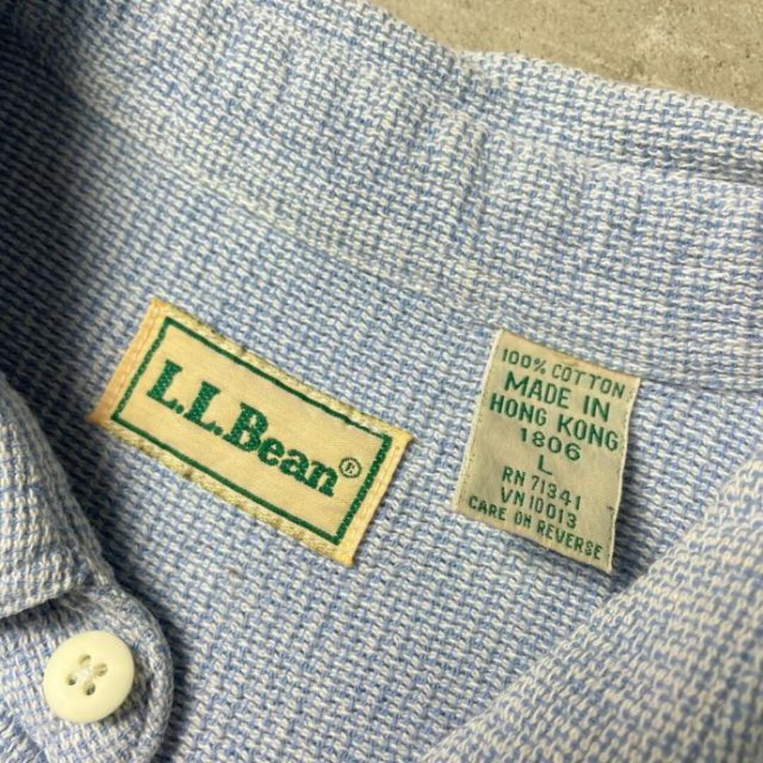 L.L.Bean(エルエルビーン)の70~80年代 L.L.Bean エルエルビーン 半袖シャツ メンズL メンズのトップス(シャツ)の商品写真