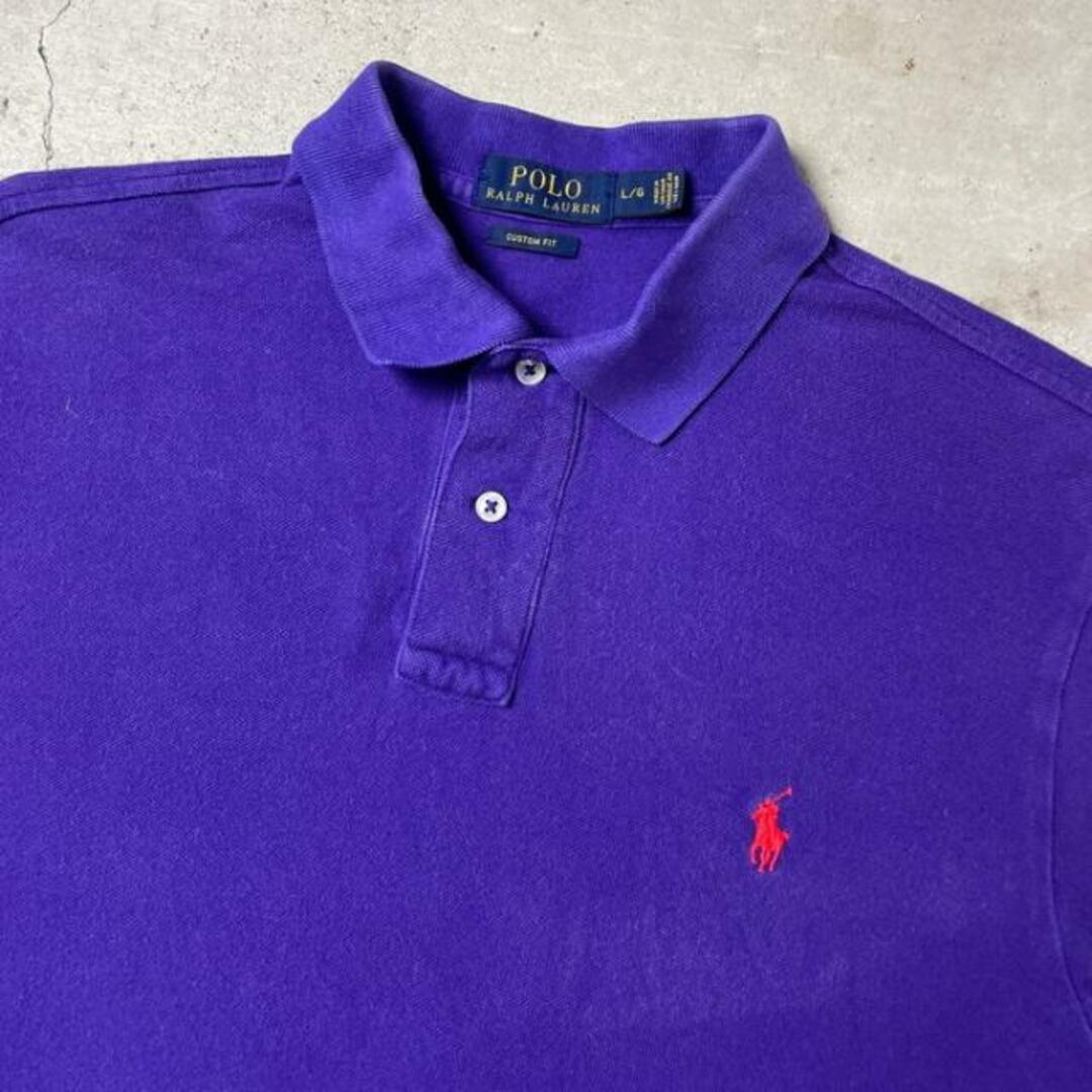 Ralph Lauren(ラルフローレン)のPolo Ralph Lauren ポロ ラルフローレン 鹿の子 ポロシャツ メンズL メンズのトップス(ポロシャツ)の商品写真