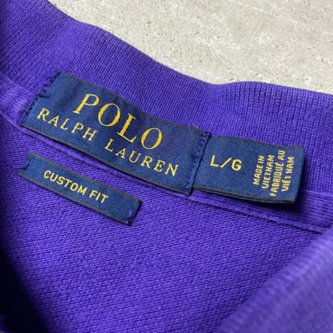 Ralph Lauren(ラルフローレン)のPolo Ralph Lauren ポロ ラルフローレン 鹿の子 ポロシャツ メンズL メンズのトップス(ポロシャツ)の商品写真