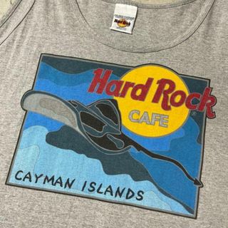 USA製 90年代 HARD ROCK CAFE ハードロックカフェ アート プリント タンクトップ メンズ2XL(タンクトップ)