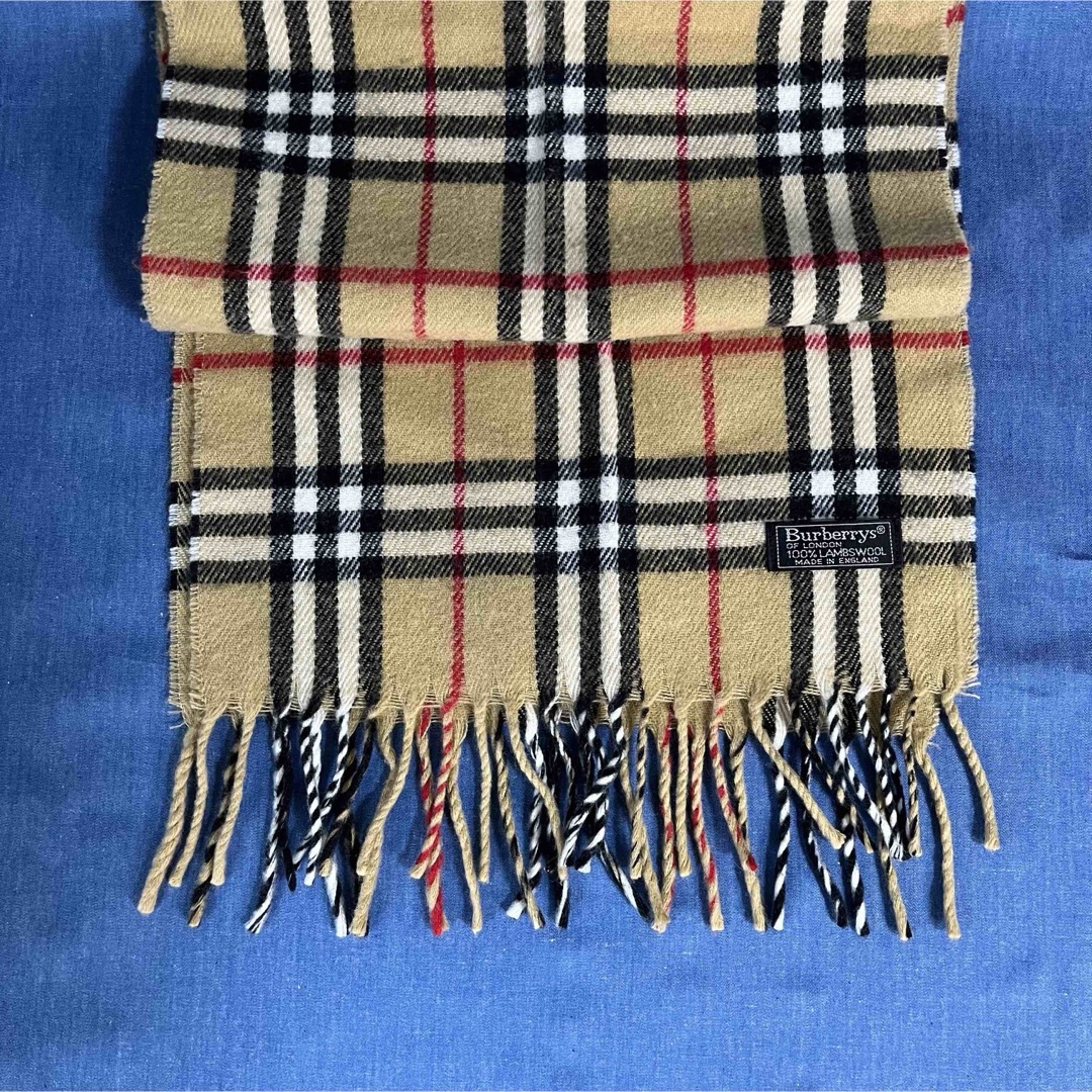 BURBERRY(バーバリー)のバーバリー ノバチェックマフラー 英国製  ラムウールの定番マフラー レディースのファッション小物(マフラー/ショール)の商品写真