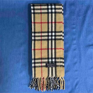 バーバリー(BURBERRY)のバーバリー ノバチェックマフラー 英国製  ラムウールの定番マフラー(マフラー/ショール)