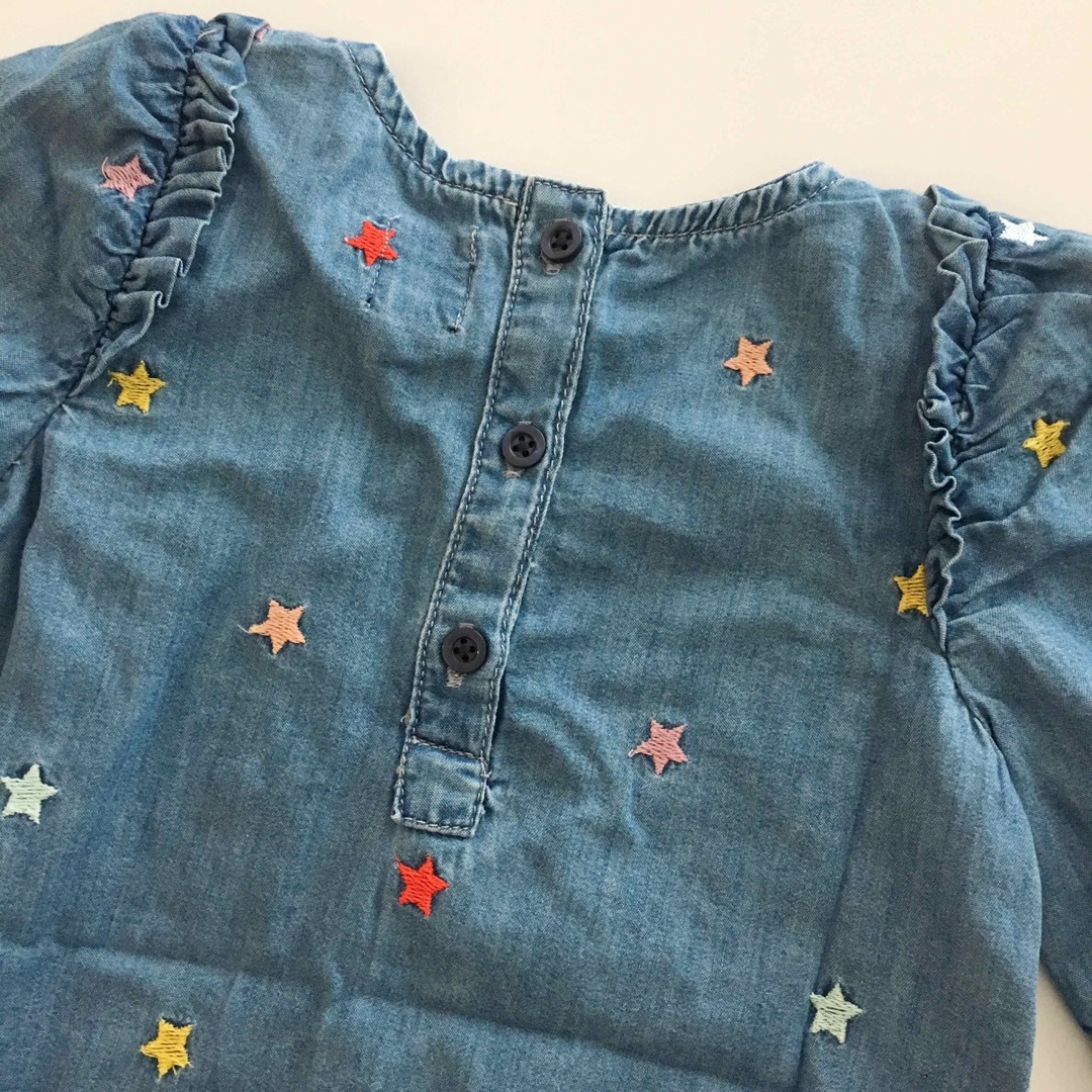 babyGAP(ベビーギャップ)の新品♡baby gap♡ワンピース♡デニム/ラルフローレン/プティマイン/ザラ/ キッズ/ベビー/マタニティのキッズ服女の子用(90cm~)(ワンピース)の商品写真