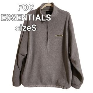 FEAR OF GOD - essentials ブラック クルーネック プルオーバー