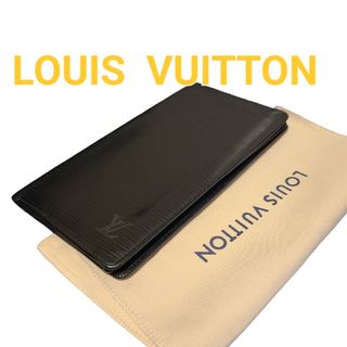 ルイヴィトン(LOUIS VUITTON)のLOUIS  VUITTON ルイヴィトンエピ長財布 カード入れブラック(長財布)