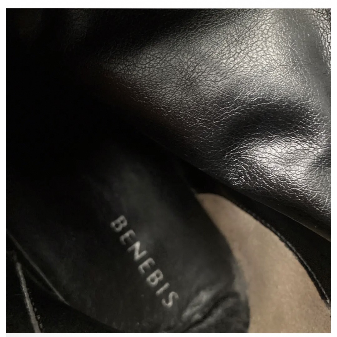 ★BENEBIS★ベネビス ロング ブーツ ロングブーツ ブラック 黒 滑らない レディースの靴/シューズ(ブーツ)の商品写真